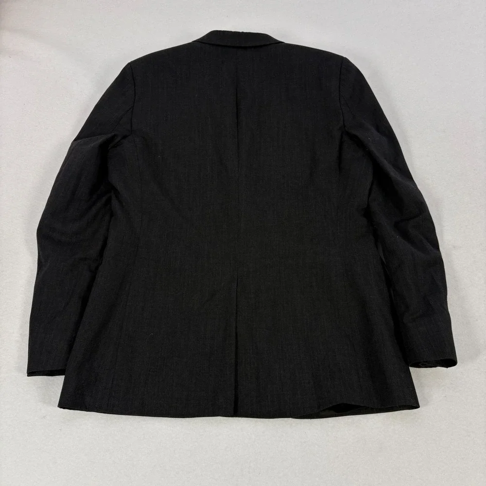 Banana Republic Blazer 40R Charcoal‎ Gray Tailored Slim Fit Wool Wedding Office
